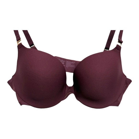 Soma Bodify Demi Bra Size 34D Push-up Mulberry Perfect Coverage NWOT - Picture 3 of 6